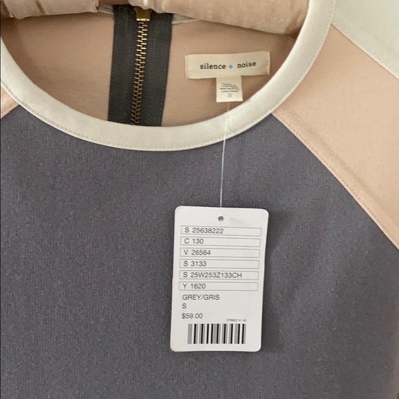 NWT Silence + Noise Colorblock Dress - Small - Picture 4 of 5